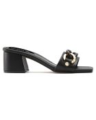 Mules Clara noires - Talon 5.5 cm