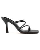 Mules Claire noires - Talon 8 cm