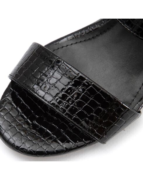 Mules Arielle noires - Talon 5.5 cm
