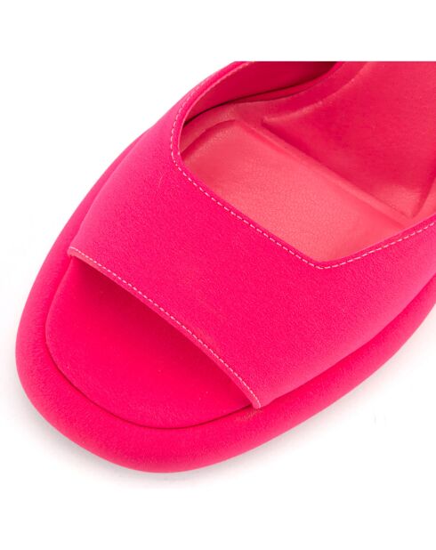 Sandales Paloma fuchsia - Talon 11 cm