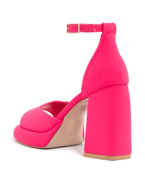 Sandales Paloma fuchsia - Talon 11 cm