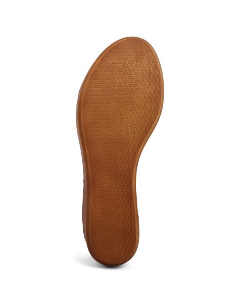 Sandales en Cuir Roma platine - Talon 6.7 cm