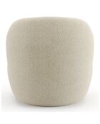 Fauteuil Eden en Bouclette crème - 73x76x76 cm