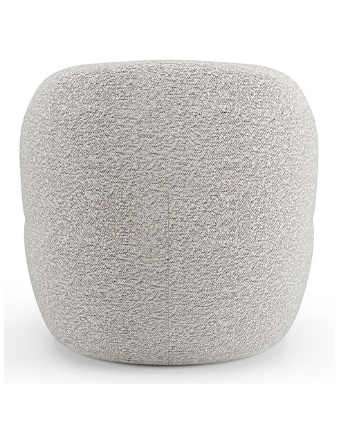 Fauteuil Eden en Bouclette beige gris - 73x76x76 cm