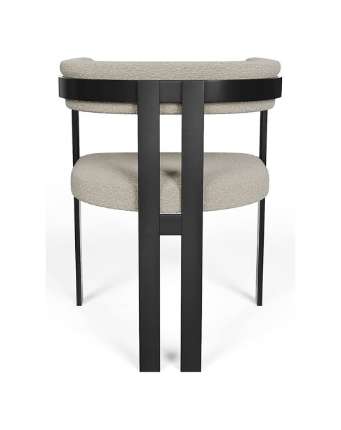 Silla Grace Bouclette marrón - 59x54x74 cm