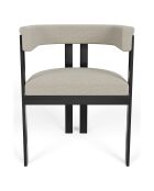 Sedia Grace Bouclette tortora - 59x54x74 cm