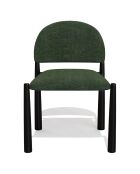 2 Chaises Milo en Velours texturé kaki - 56.5x53x80 cm