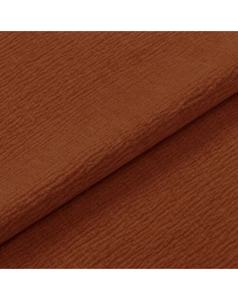 2 Chaises Milo en Velours texturé terracotta - 56.5x53x80 cm