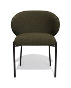 2 Chaises Luca Bouclette kaki - 60x56x79 cm