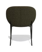 2 Chaises Luca Bouclette kaki - 60x56x79 cm