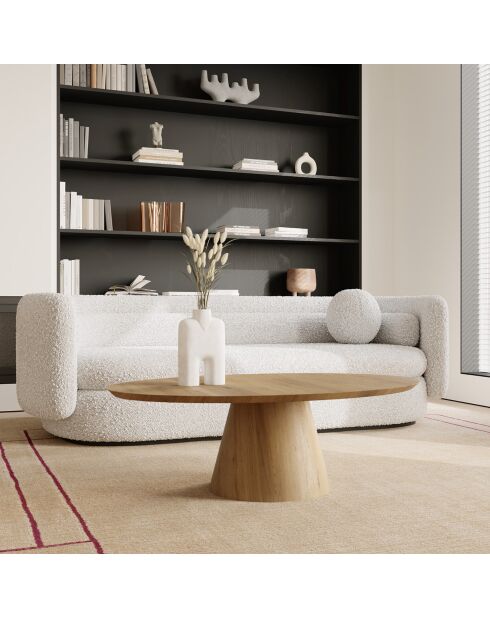 Table basse Alva chêne clair - 120x60x40 cm