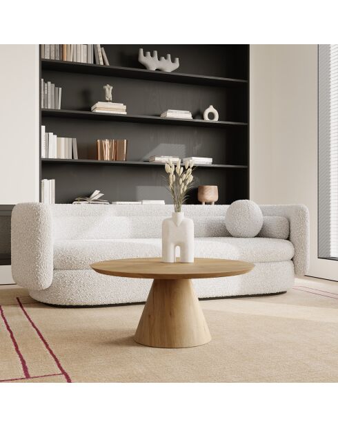 Table basse Tara chêne clair - 80x40 cm