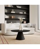 Table basse Tara noire - 80x40 cm