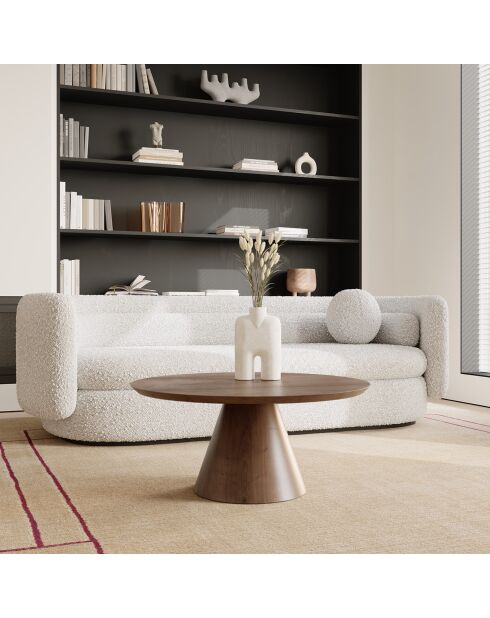 Table basse Tara noyer - 80x40 cm