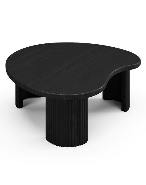 Table basse Alinn noire - 85x77x30 cm