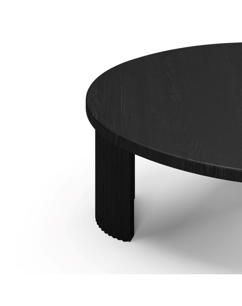 Table basse Alinn noire - 85x77x30 cm