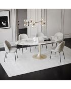 Table à manger Nymphéa Pandora pandora  - 75 x180 x90 cm