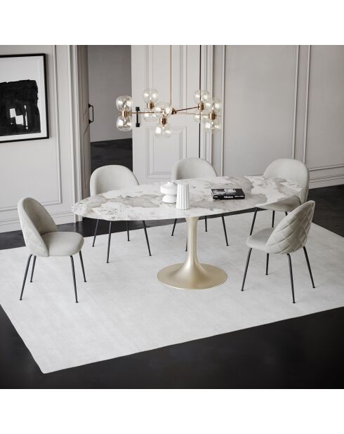 Table à manger Nymphéa Pandora pandora  - 75 x180 x90 cm