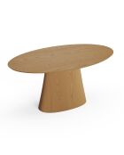 Table à manger Alva chêne clair - 160x90x76 cm