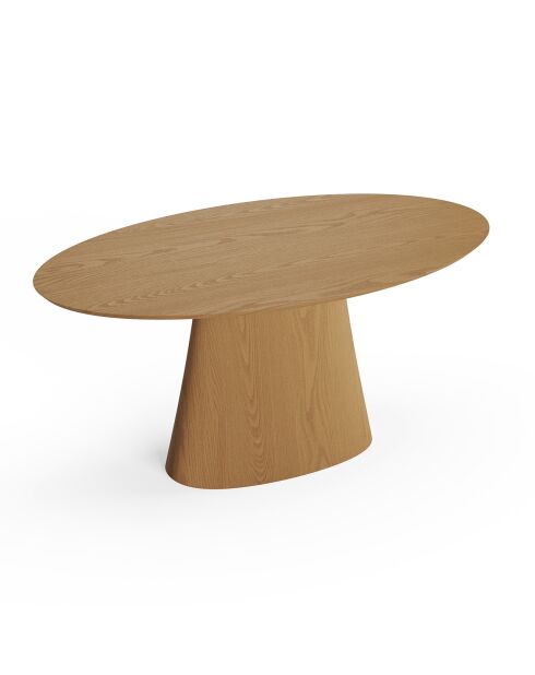 Table à manger Alva chêne clair - 160x90x76 cm
