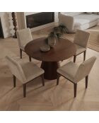 Tara notenhouten eettafel - 120x75,5 cm