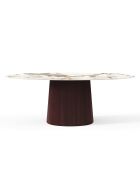 Table à manger Arlo pandora/noyer - 90x200x76 cm