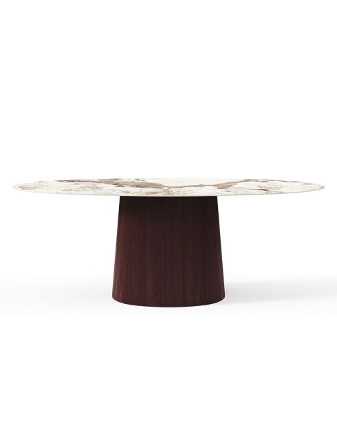 Table à manger Arlo pandora/noyer - 90x200x76 cm