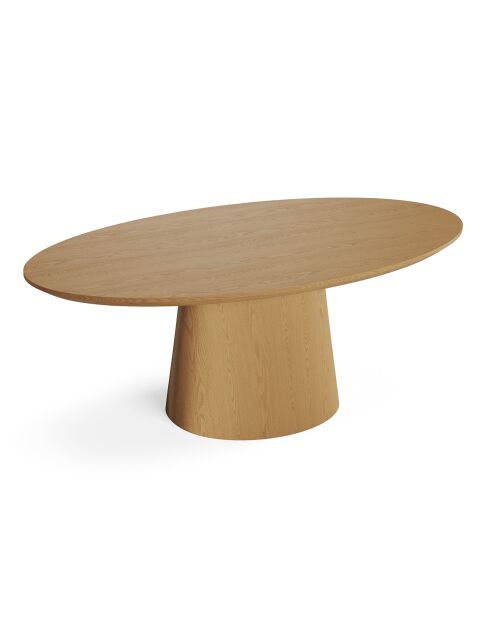 Table à manger Alvi chêne clair - 200x110x76 cm