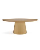 Table à manger Alvi chêne clair - 200x110x76 cm