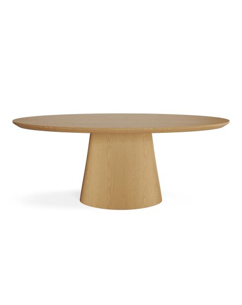 Table à manger Alvi chêne clair - 200x110x76 cm