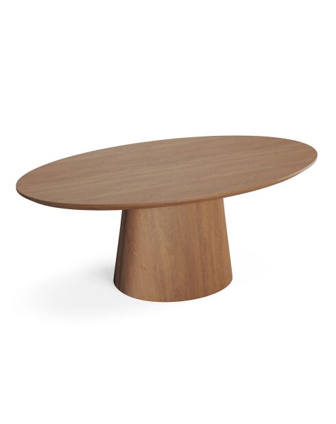 Table à manger Alvi noyer - 200x110x76 cm