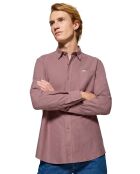 Chemise Cambridge bordeaux