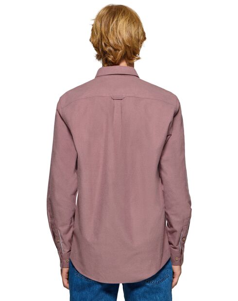 Chemise Cambridge bordeaux