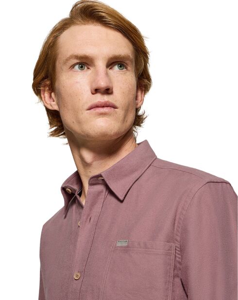 Chemise Cambridge bordeaux
