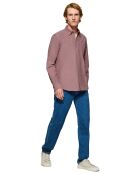 Chemise Cambridge bordeaux