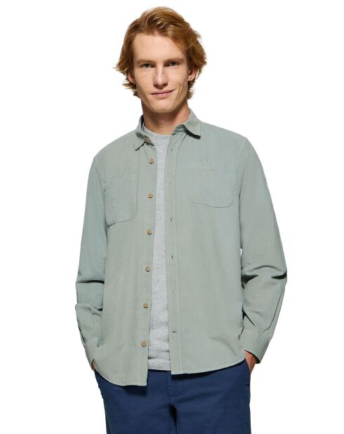 Chemise Massachusetts verte
