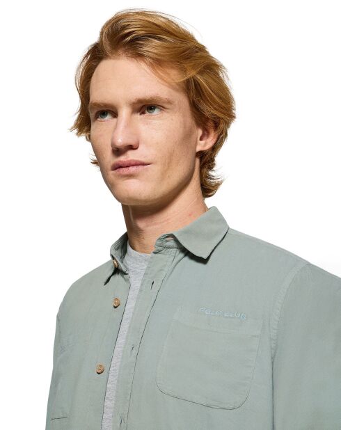 Chemise Massachusetts verte