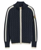 Cardigan Nautic Patch marine