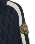 Cardigan Nautic Patch marine