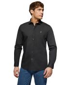 Chemise Rigby Go Slim Poplin noire