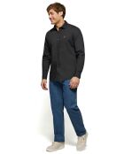 Chemise Rigby Go Slim Poplin noire