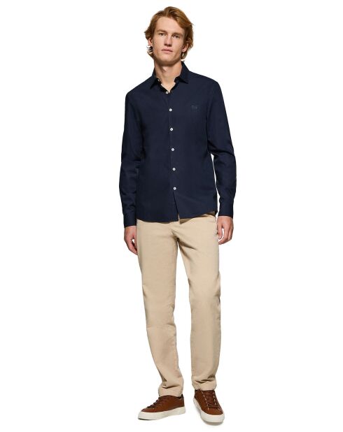 Chemise Block Pc Slim Poplin marine
