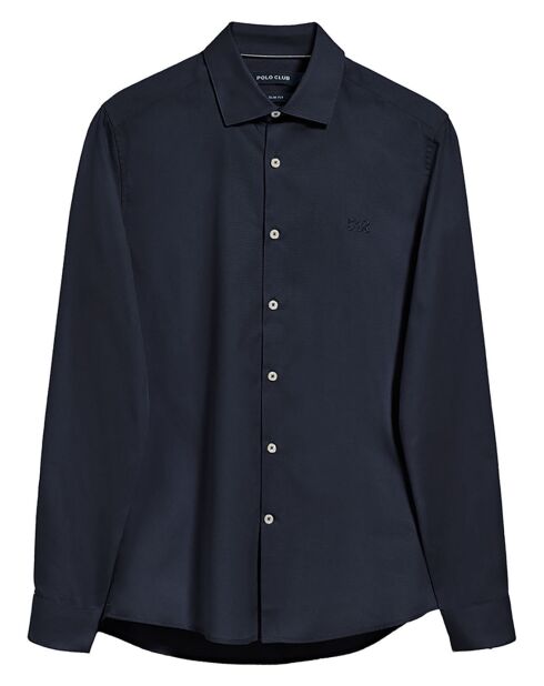 Chemise Block Pc Slim Poplin marine