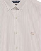 Chemise Block Pc Regular Oxford Stripes marron