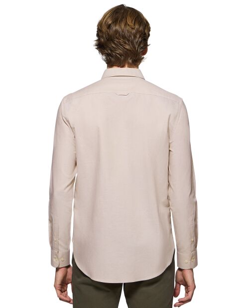 Chemise Rigby Go Regular Oxford marron clair