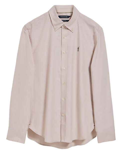 Chemise Rigby Go Regular Oxford marron clair