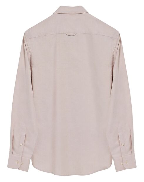 Chemise Rigby Go Regular Oxford marron clair