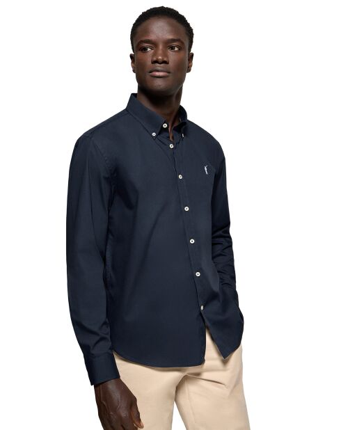 Chemise Rigby Go Regular Poplin marine