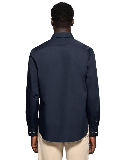 Chemise Rigby Go Regular Poplin marine