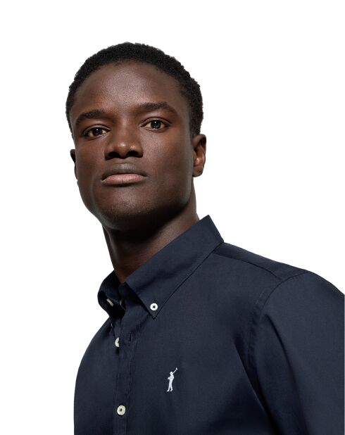 Chemise Rigby Go Regular Poplin marine